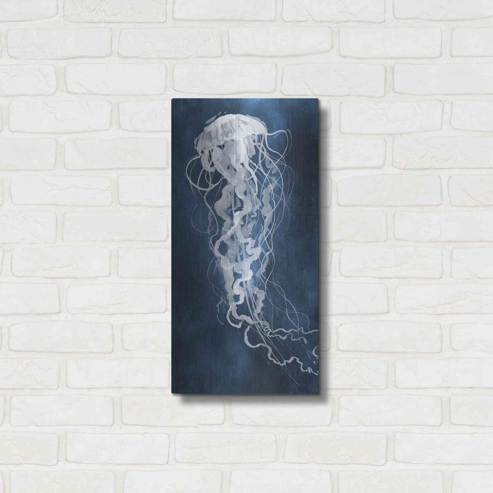 Luxe Metal Art 'Under Sway I' by Grace Popp Metal Wall Art,12x24