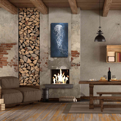 Luxe Metal Art 'Under Sway I' by Grace Popp Metal Wall Art,24x48