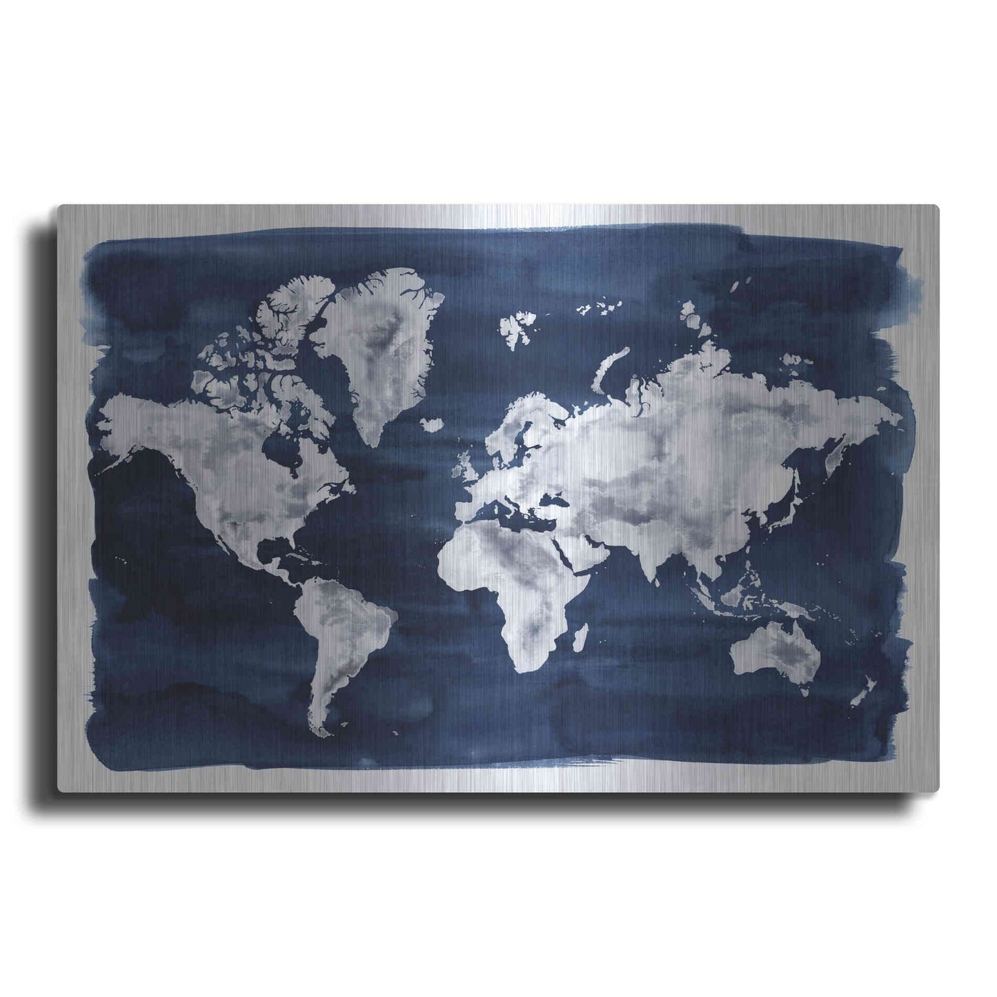 Luxe Metal Art 'Water World II' by Grace Popp Metal Wall Art