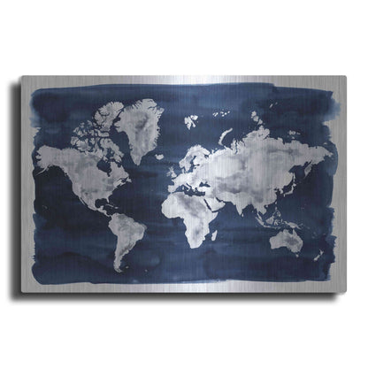 Luxe Metal Art 'Water World II' by Grace Popp Metal Wall Art