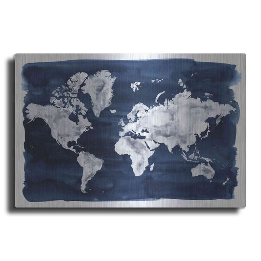 Luxe Metal Art 'Water World II' by Grace Popp Metal Wall Art