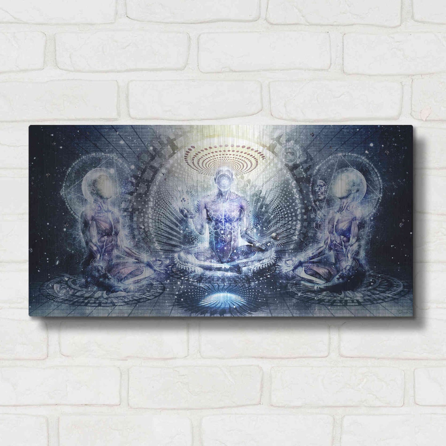 Luxe Metal Art 'Awake Could Be So Beautiful' by Cameron Gray, Metal Wall Art,24x12