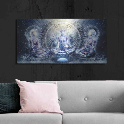 Luxe Metal Art 'Awake Could Be So Beautiful' by Cameron Gray, Metal Wall Art,48x24