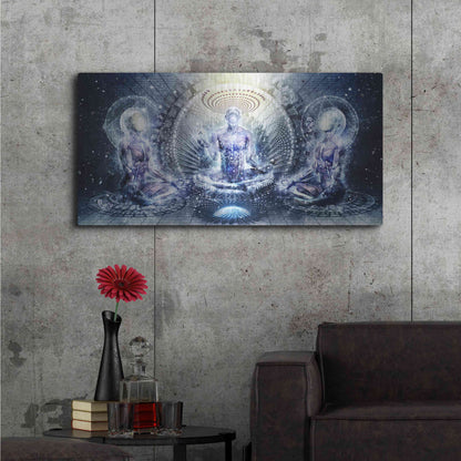 Luxe Metal Art 'Awake Could Be So Beautiful' by Cameron Gray, Metal Wall Art,48x24