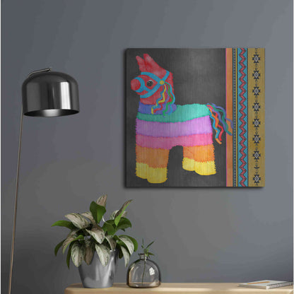 Luxe Metal Art 'Pinata Party I' by Jade Reynolds Metal Wall Art,24x24