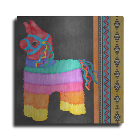 Luxe Metal Art 'Pinata Party I' by Jade Reynolds Metal Wall Art