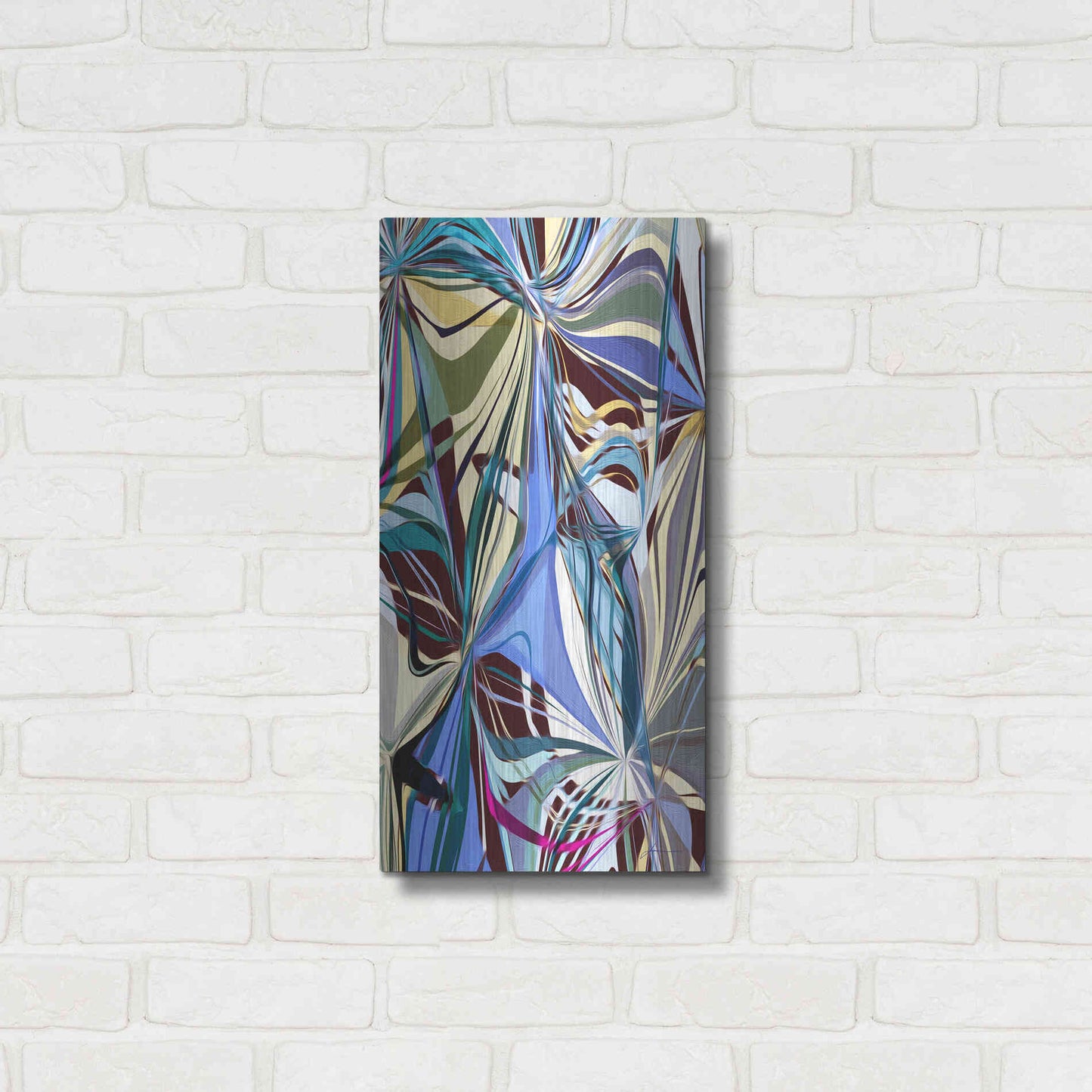 Luxe Metal Art 'Access II' by James Burghardt, Metal Wall Art,12x24