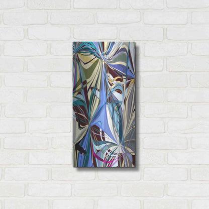 Luxe Metal Art 'Access II' by James Burghardt, Metal Wall Art,12x24