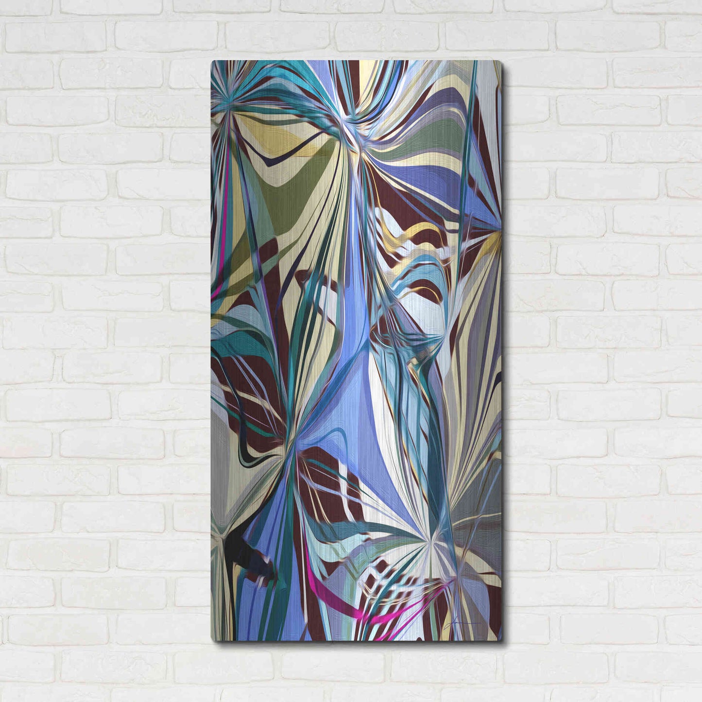 Luxe Metal Art 'Access II' by James Burghardt, Metal Wall Art,24x48