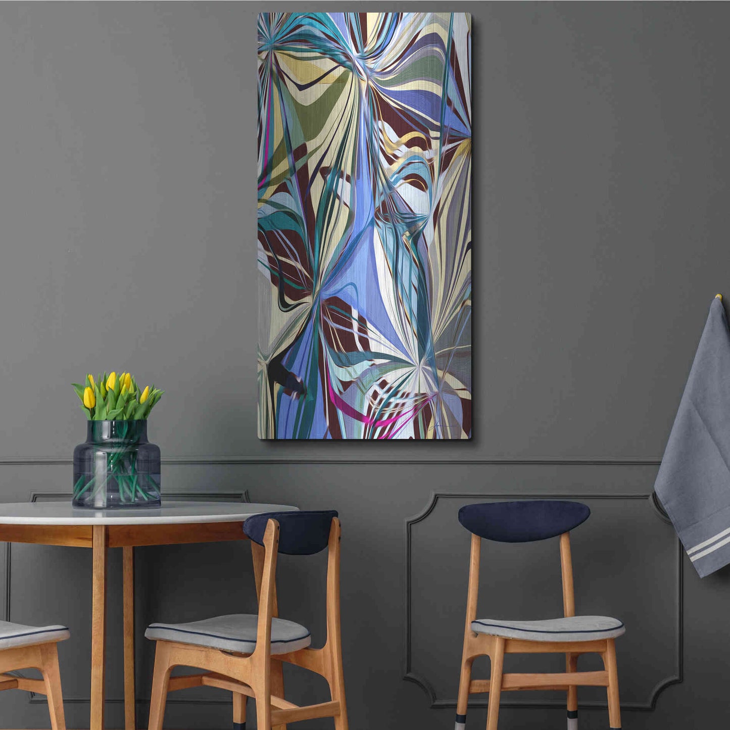 Luxe Metal Art 'Access II' by James Burghardt, Metal Wall Art,24x48