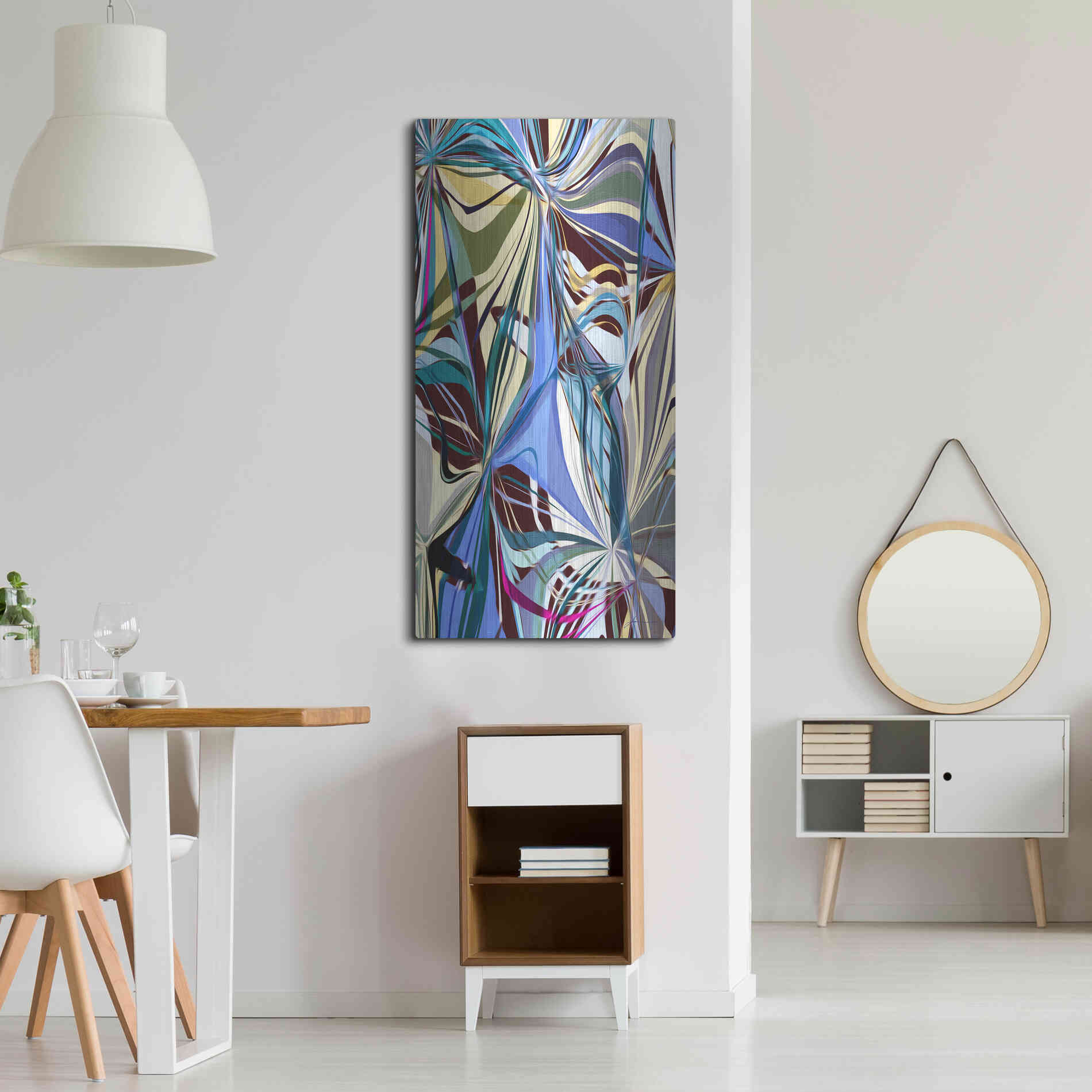 Luxe Metal Art 'Access II' by James Burghardt, Metal Wall Art,24x48