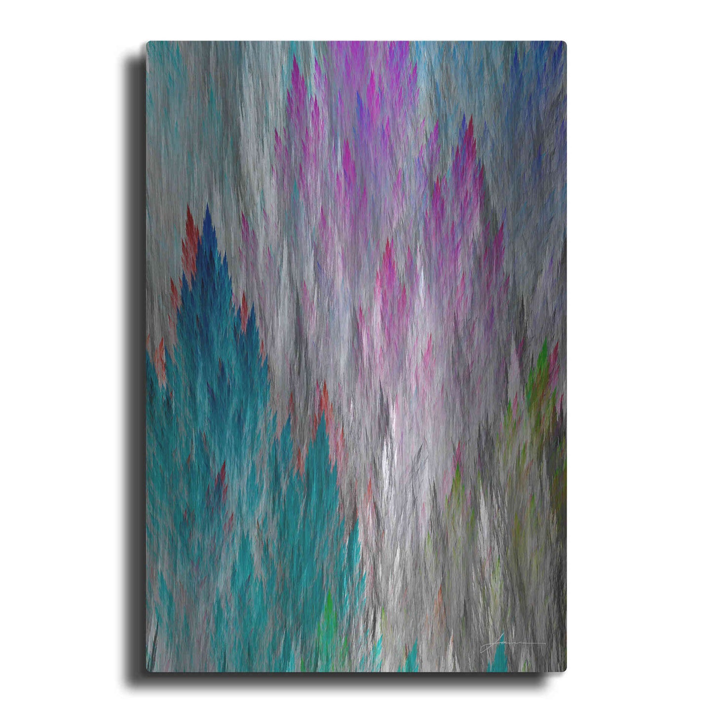 Luxe Metal Art 'Brush Panels I' by James Burghardt, Metal Wall Art