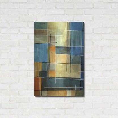 Luxe Metal Art 'Counter Balance I' by James Burghardt, Metal Wall Art,24x36