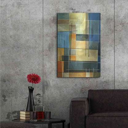 Luxe Metal Art 'Counter Balance I' by James Burghardt, Metal Wall Art,24x36