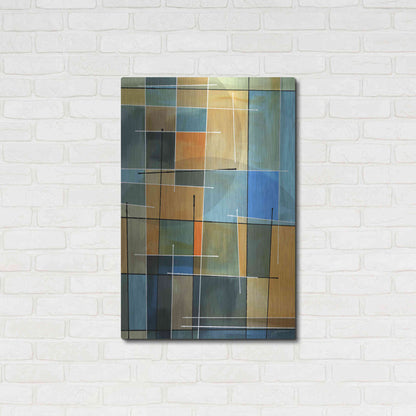 Luxe Metal Art 'Counter Balance II' by James Burghardt, Metal Wall Art,24x36