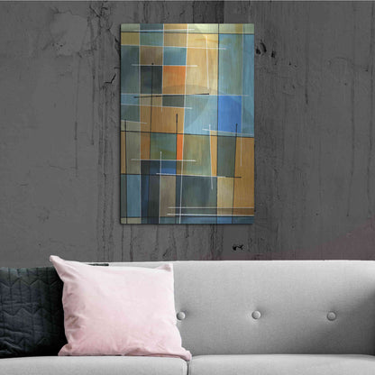 Luxe Metal Art 'Counter Balance II' by James Burghardt, Metal Wall Art,24x36