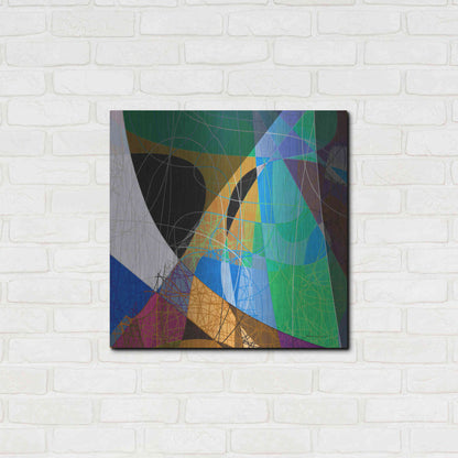 Luxe Metal Art 'Entangled II' by James Burghardt, Metal Wall Art,24x24