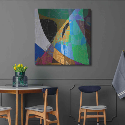 Luxe Metal Art 'Entangled II' by James Burghardt, Metal Wall Art,36x36