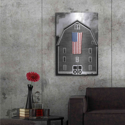 Luxe Metal Art 'Flags of Our Farmers XIX' by James McLoughlin Metal Wall Art,24x36