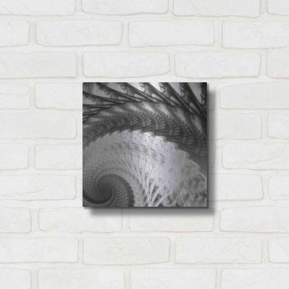 Luxe Metal Art 'Helix I' by James Burghardt, Metal Wall Art,12x12