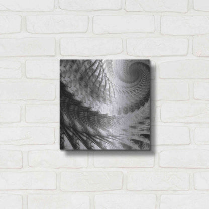 Luxe Metal Art 'Helix II' by James Burghardt, Metal Wall Art,12x12