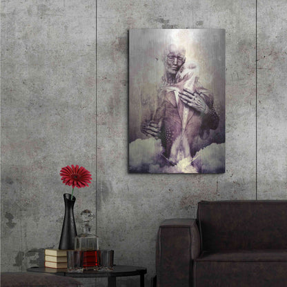 Luxe Metal Art 'If Only The Sky Would Disappear' by Cameron Gray, Metal Wall Art,24x36