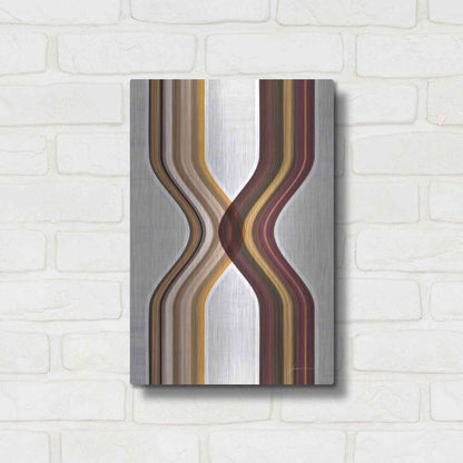 Luxe Metal Art 'Modern Dance II' by James Burghardt, Metal Wall Art,12x16