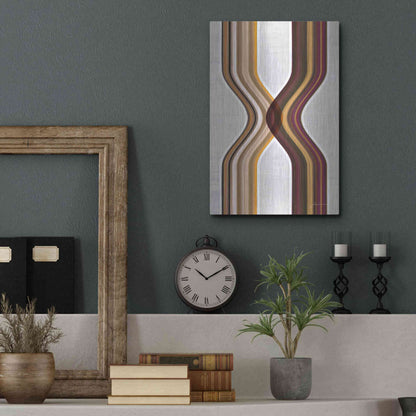 Luxe Metal Art 'Modern Dance II' by James Burghardt, Metal Wall Art,12x16