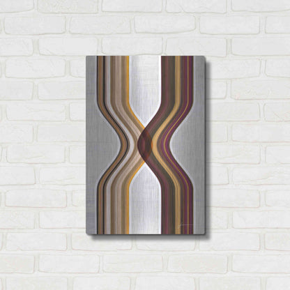 Luxe Metal Art 'Modern Dance II' by James Burghardt, Metal Wall Art,16x24