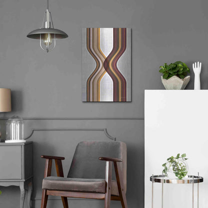 Luxe Metal Art 'Modern Dance II' by James Burghardt, Metal Wall Art,16x24