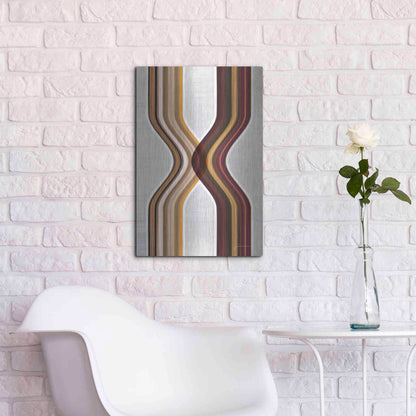 Luxe Metal Art 'Modern Dance II' by James Burghardt, Metal Wall Art,16x24