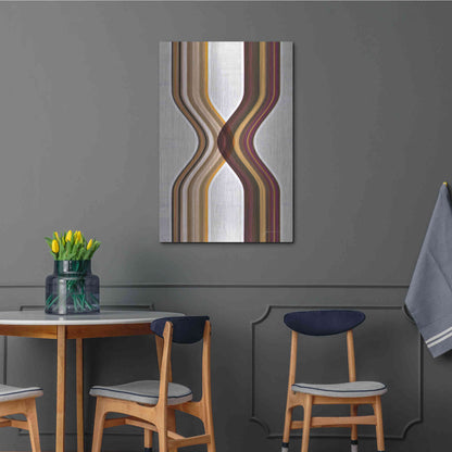 Luxe Metal Art 'Modern Dance II' by James Burghardt, Metal Wall Art,24x36