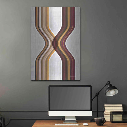 Luxe Metal Art 'Modern Dance II' by James Burghardt, Metal Wall Art,24x36