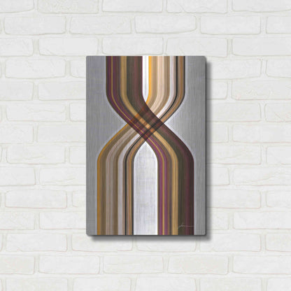 Luxe Metal Art 'Modern Dance III' by James Burghardt, Metal Wall Art,16x24