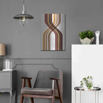 Luxe Metal Art 'Modern Dance III' by James Burghardt, Metal Wall Art,16x24