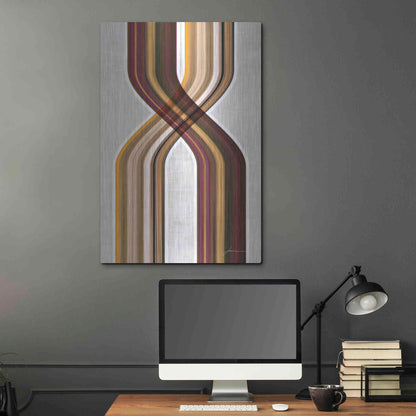 Luxe Metal Art 'Modern Dance III' by James Burghardt, Metal Wall Art,24x36