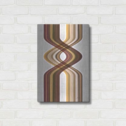 Luxe Metal Art 'Modern Dance V' by James Burghardt, Metal Wall Art,16x24