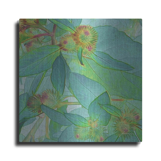 Luxe Metal Art 'Prickley Tiles I' by James Burghardt, Metal Wall Art