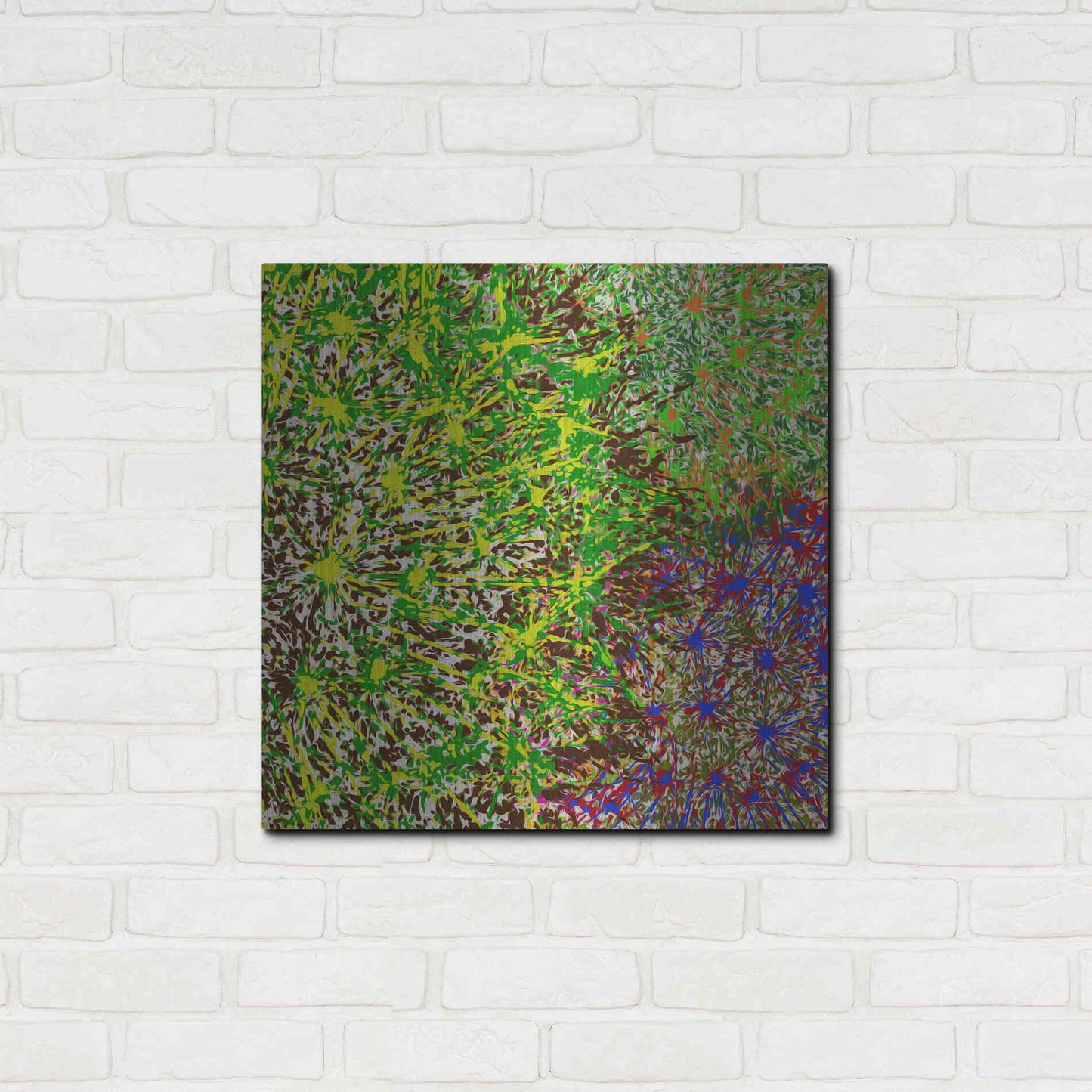 Luxe Metal Art 'Profusion II' by James Burghardt, Metal Wall Art,24x24