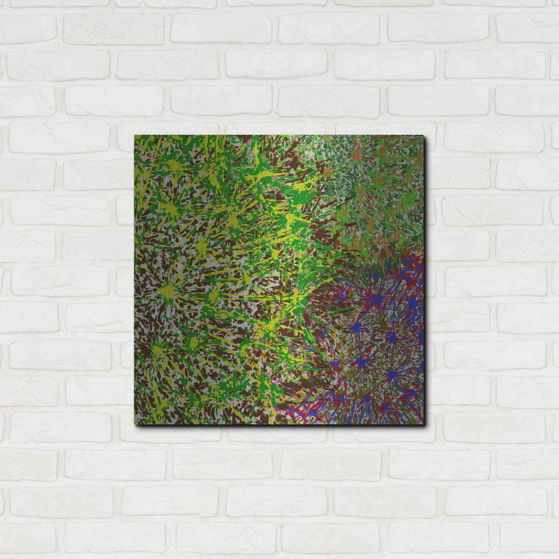 Luxe Metal Art 'Profusion II' by James Burghardt, Metal Wall Art,24x24