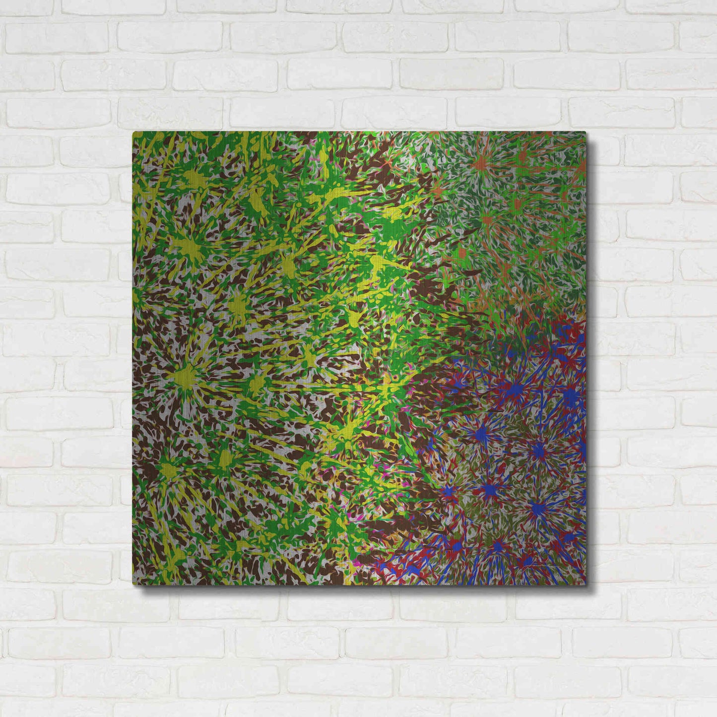 Luxe Metal Art 'Profusion II' by James Burghardt, Metal Wall Art,36x36