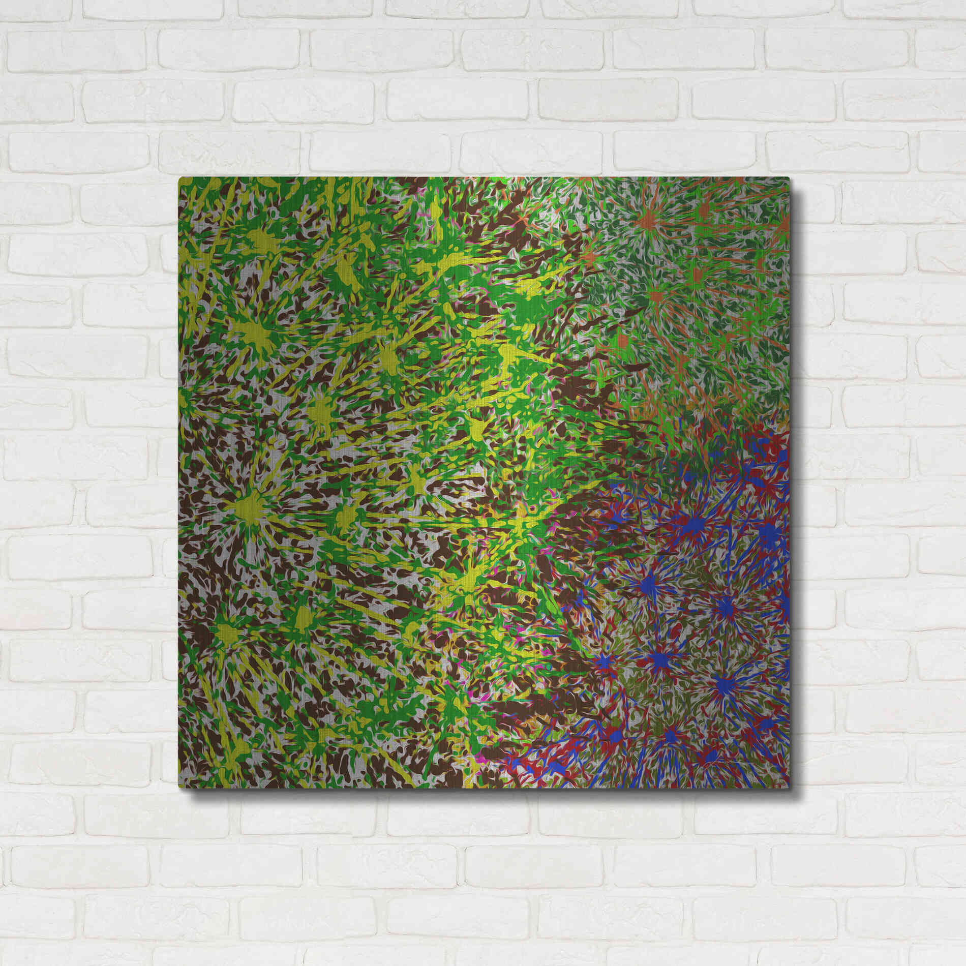 Luxe Metal Art 'Profusion II' by James Burghardt, Metal Wall Art,36x36