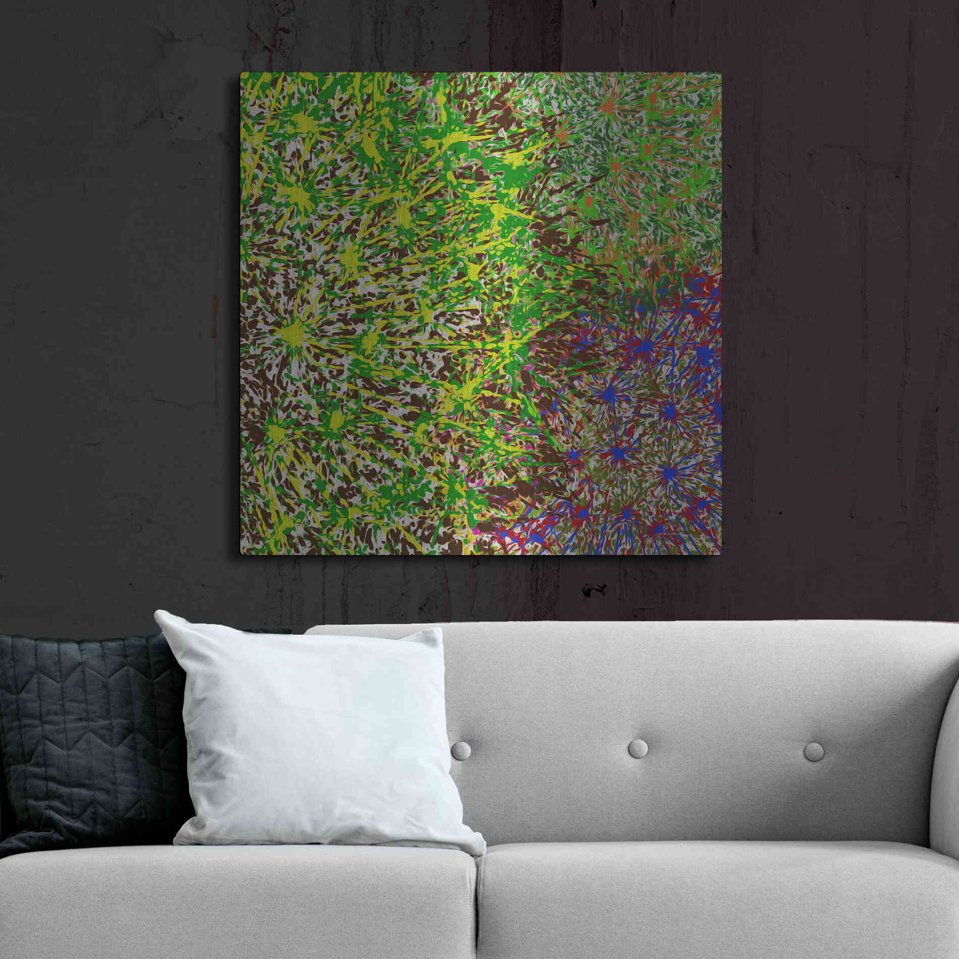 Luxe Metal Art 'Profusion II' by James Burghardt, Metal Wall Art,36x36