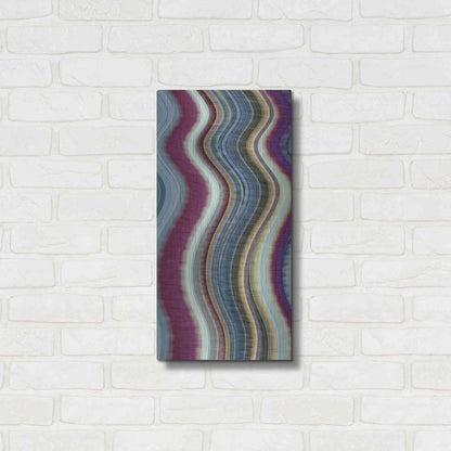 Luxe Metal Art 'Rumba III' by James Burghardt, Metal Wall Art,12x24