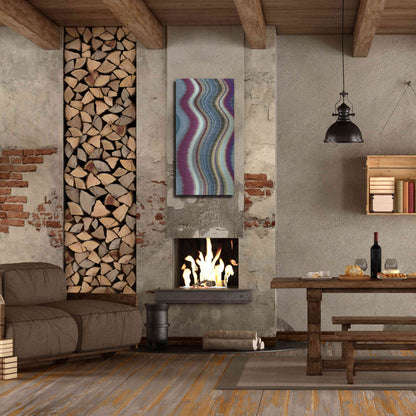 Luxe Metal Art 'Rumba III' by James Burghardt, Metal Wall Art,24x48