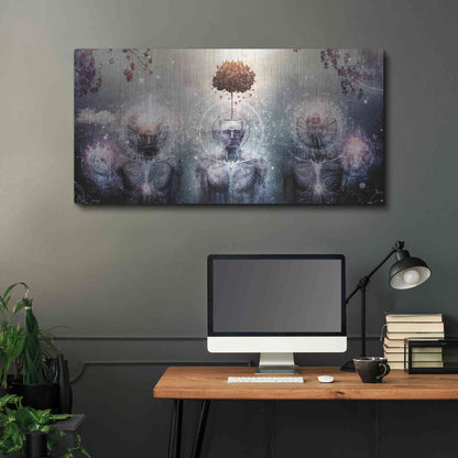 Luxe Metal Art 'Hope For The Sound Awakening' by Cameron Gray, Metal Wall Art,48x24