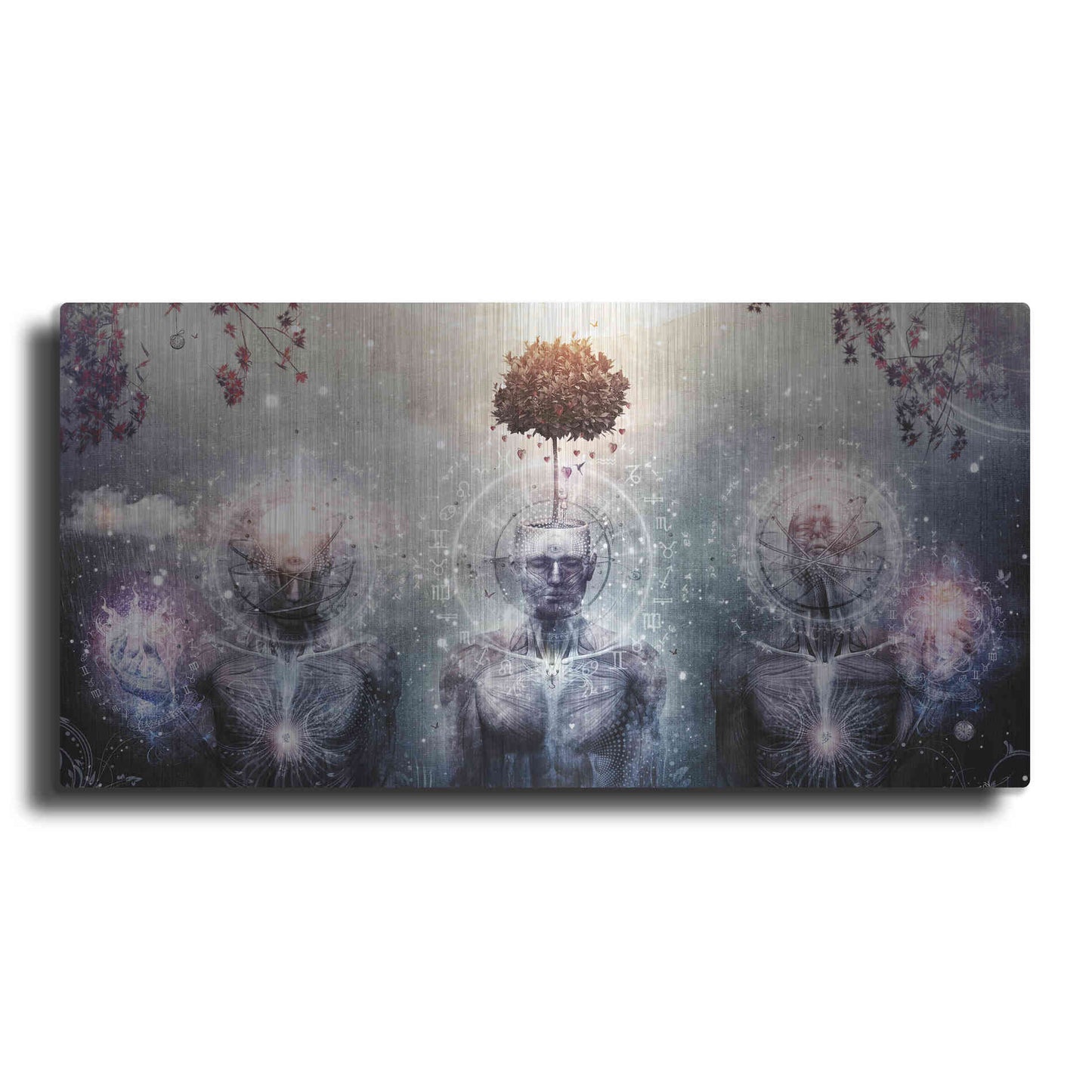 Luxe Metal Art 'Hope For The Sound Awakening' by Cameron Gray, Metal Wall Art,2:1 L