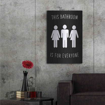 Luxe Metal Art 'Human Bathroom I' by Jarman Fagalde Metal Wall Art,24x36