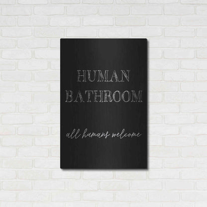 Luxe Metal Art 'Human Bathroom IV' by Jarman Fagalde Metal Wall Art,24x36