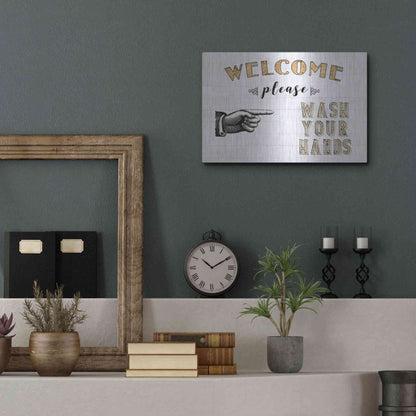 Luxe Metal Art 'Mild Manners I' by Jarman Fagalde Metal Wall Art,16x12